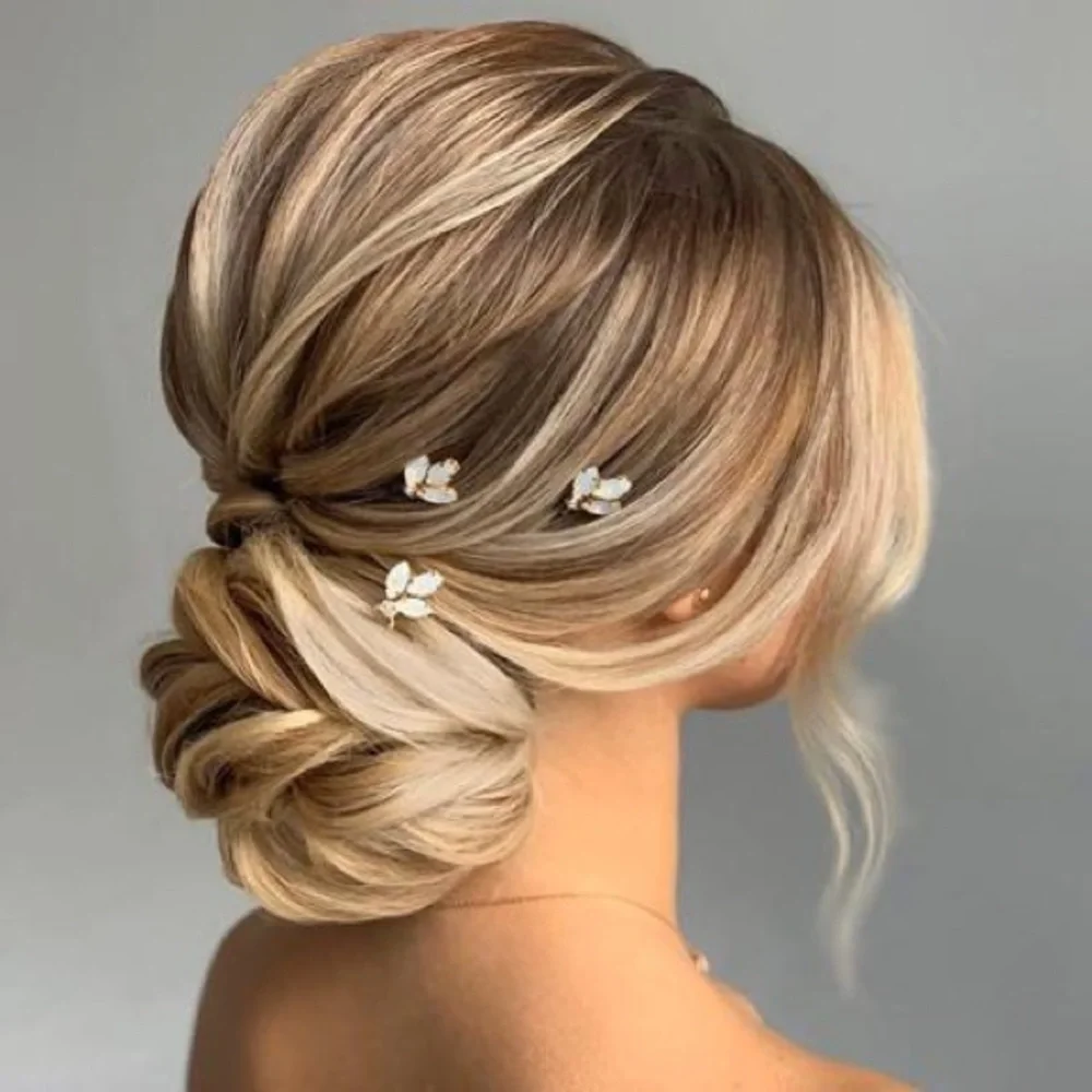 Art Deco Gold Updo Wedding Bridal Hair Pins Kit